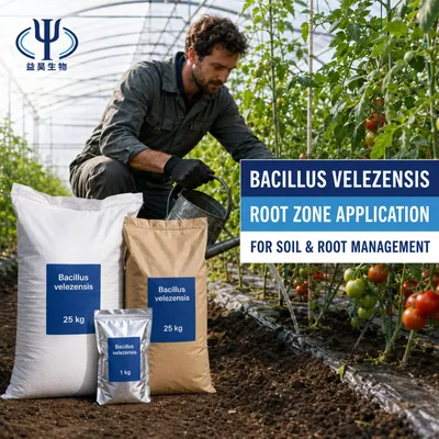 ISO Certified Pure Fermentation Bacillus Velezensis Bio Fungicide Inoculant with 100b Cfu/G