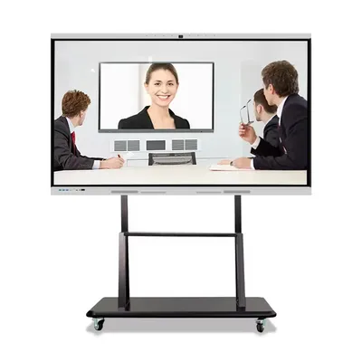 55 Inch Smart Interactive Whiteboard with High-Definition 4800W Camera