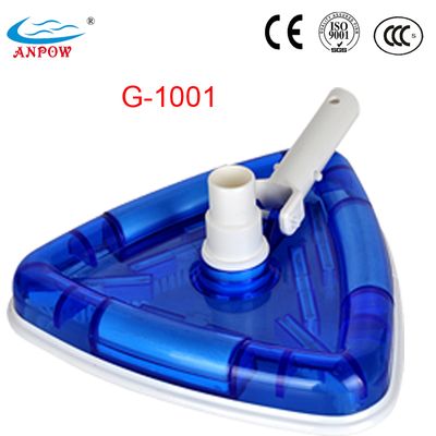 Pool Full View Triangular Vinyl Liner Vacuum with Channel Brushes