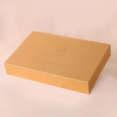 Luxury Custom Logo Golden Paper Rigid Cardboard Exquisite Perfume Packaging Gift Box