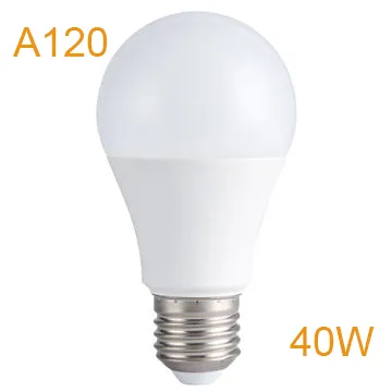 40W E27/B22 A120/A19 PBT+ Aluminum LED Bulb