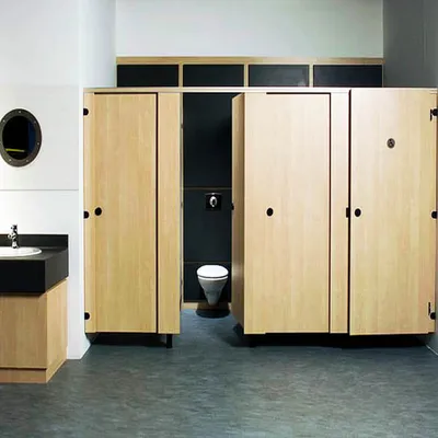 12mm HPL Compact Board Toilet Cubicle with Hardwares