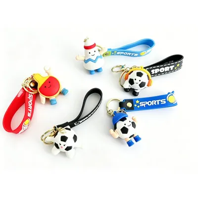 Customizable Matte-Finish PVC Key Chain for Souvenir Gifts