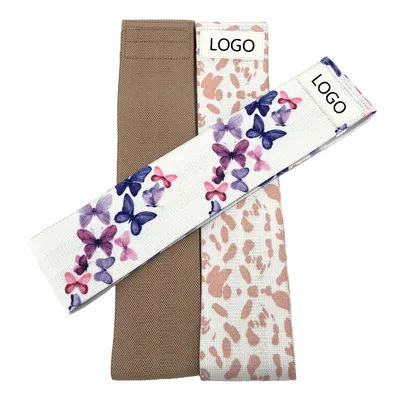 Custom Logo Non-Slip Booty Workout Bands Hip Circle Resistance Exercise Bands