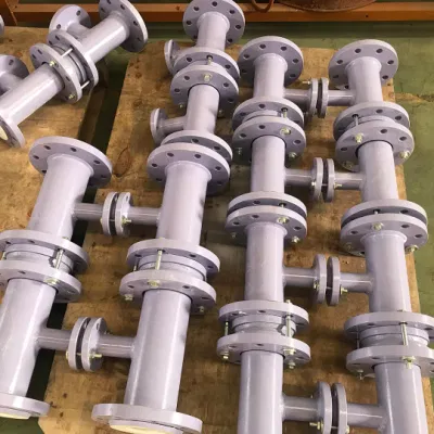 PTFE Coated Pipe Fittings Low Price High Quality PTFE Lined Carbon Steel Pipe
