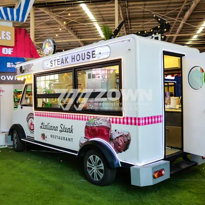 Customized Mobile Electric Outdoor Catering Business Food Cart