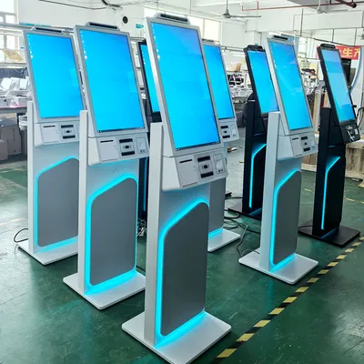 27 Inch Self-Service Kiosk for Retail Touch Screen Inventory Query