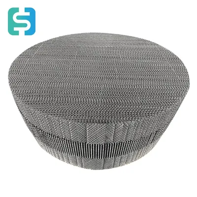 Metal Perforated Corrugated Plate Structured Packing