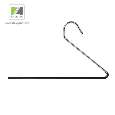 Manufacturing High Quality Metal Alloy Clothes / Pants Hanger with Open End Bar