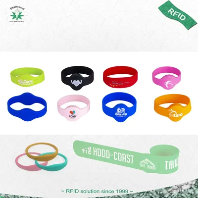 125kHz 13.56MHz Silicone RFID Wristband for Access Control (A047)