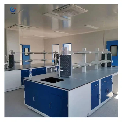 H Frame Mobile Modular Lab Bench with Reagent Rack