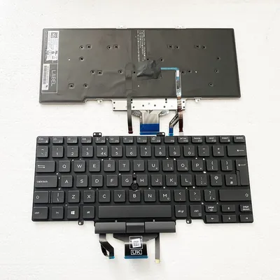 Original UK Backlit Keyboard for DELL Latitude 5410 5400 5401 with Pointer