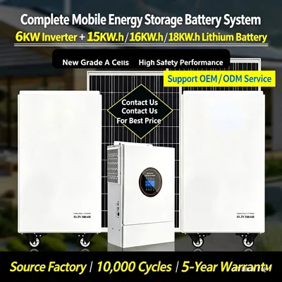 Home Solar Energy Storage System 10-20kw Inverter 15kwh LiFePO4 Battery IP65 Hybrid Grid