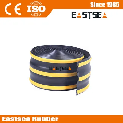 Black/Yellow Durable Rubber Wall Protector