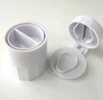 4 in 1 Plastic Medical Tablet Splitter Pill Crusher Cutter