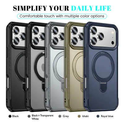 Luxury Drop Protection Heavy Duty Protector Cover for iPhone 11 12 13 14 15 16 17 PRO Max Shockproof Mobile Phone Case for iPhone 17 Air