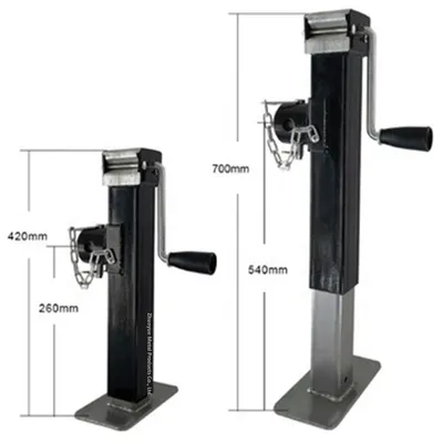 1000lbs Steel Trailer Jack Stands 400kg Trailer Parts Jockey Wheel Without Wheels Steel Fabrication Metal Product