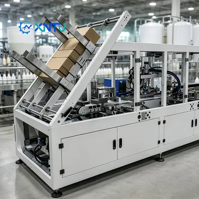Automatic Wrap Around Carton Case Packer with Servo Control for Industrial Packaging
