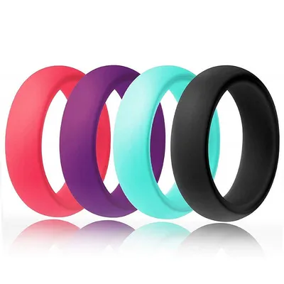 Fashion Design Durable Sports Silicone Finger Ring for Men Women