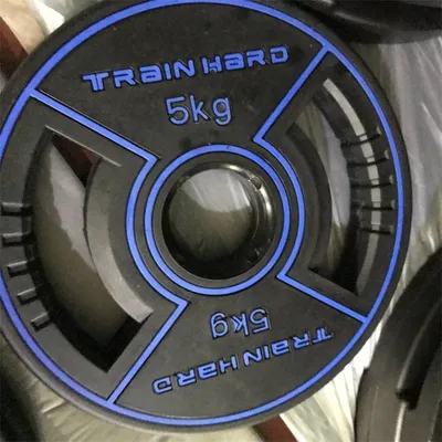 Sports Equipment Weight Lifting Rubber Bumper Plate Cast Iron Weight Plate