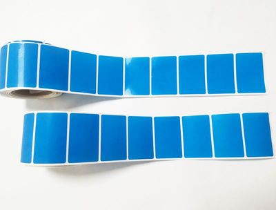 Custom Blue Security Void Sticker Pet Material Tamper Evident Label
