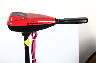Thrust 30lbs Electric Trolling Motor for Inflatable Boat for Fising Boat Red Color 12V