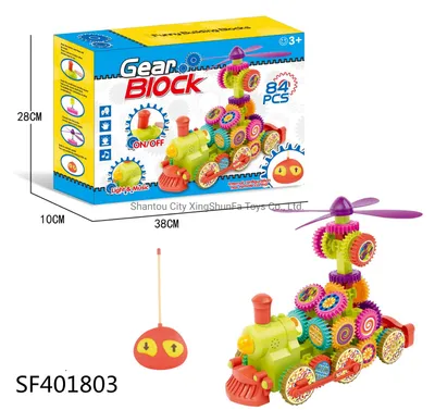 RC Car Remote Control Music Building Block Gear Brick Toy