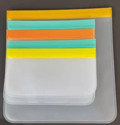 Custom Food Grade Fresh Kitchen Plastic PEVA Food Storage Bag