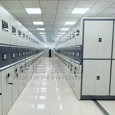 Space-Saving Archive Box Shelving System for Educational Institutions