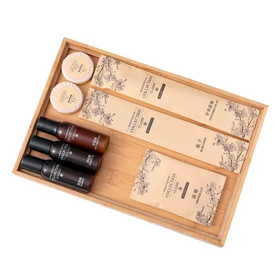 Hotel Bathroom Amenities with Kraft Paper Bag Package