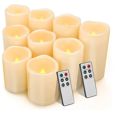 Battery Operated Candles Remote Control LED Candles with Timer