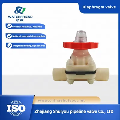 High Quality Chemical Industrial ABS Plastic Union Diaphragm Valve