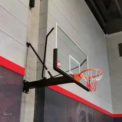 72 Inch Wall Mounted Fixed Basketball Goal Slam Dunk Approved