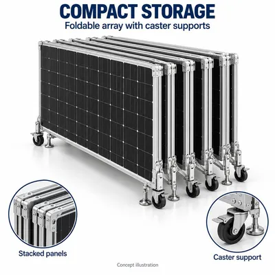 Hybrid Solar Ess Integrated PV Panel & Inverter