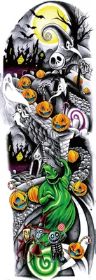 Custom Halloween Tattoo Sticker
