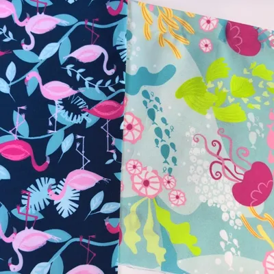 Top Quality Soft Stripe Home Bed Plain Printed Garment Fabric