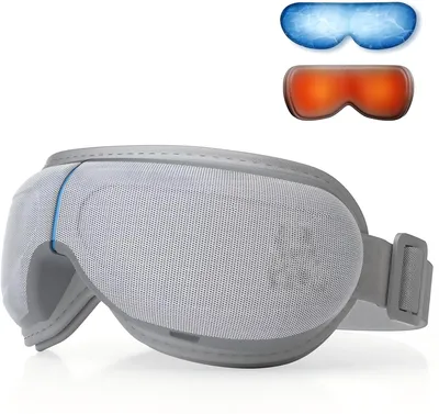 Foldable Heated Air Pressure Eye Massager Bluetooth Music Rechargeable