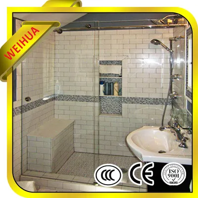 Ultra Clear and Colored Tempered Glass for Shower Screen