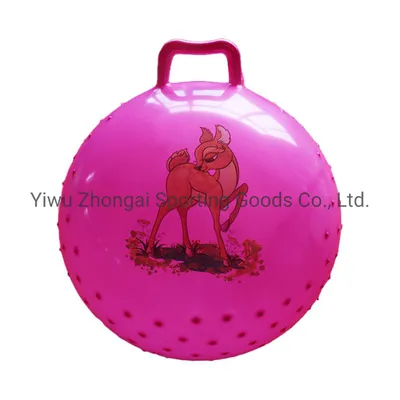 Ztoa Inflatable Hopper Jumping Ball Half Massage Ball Toy for Kids