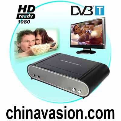 SATA HDD Media Player / HDD Encloure + DVR with DVB-T (1080i)