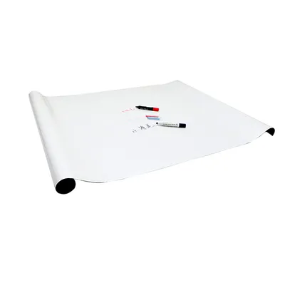 Soft Magnetic Whiteboard Pet Film Wall Sticker Roll Dry Erase White Board Film Sticker Soft Magnetic Whiteboard