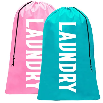 Hot Sale Customized Waterproof Laundry Bag with Drawstring Large Capacity for Travel, Dorm & Gym Use