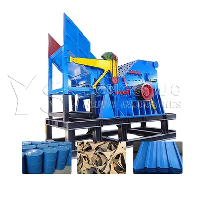 Metal Crusher Metal Shredders Scrap Steel Crusher