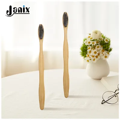Natural Moso Bamboo Toothbrush Adult Eco Friendly Biodegradable Soft Bristle Deep Cleaning