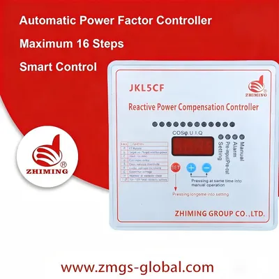 Power Factor Controller 12 Steps Capacitor Bank Power Factor Correction