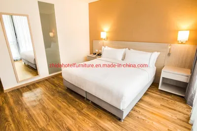 New Design 5 Star Luxury Modern Double Customized Wooden Hotel Bedroom Furniture
