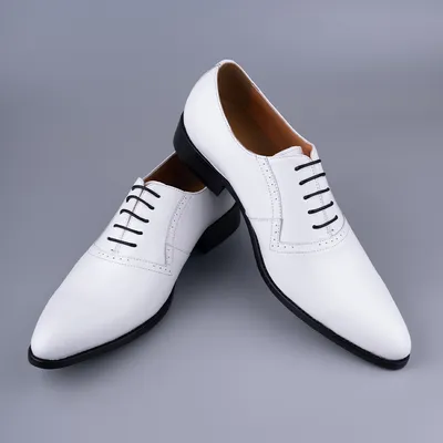 Fashion Shoes for Men Oxfords Formal Dress Handmade Genuine Leather