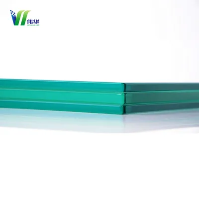 Custom Colored Tinted Stained Black Grey Blue Tempered Glass for Building