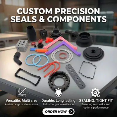 High Precision Molding for Drawings and Samples Custom OEM Silicone Rubber Mold Manufacturer