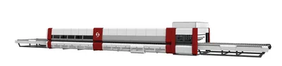 Southtech Energy Saving Zero Wind Mark Flat and Cross Bending Toughened Glass Processing Oven with New Generation Vortech Convection Price (NTPWG-V Series)